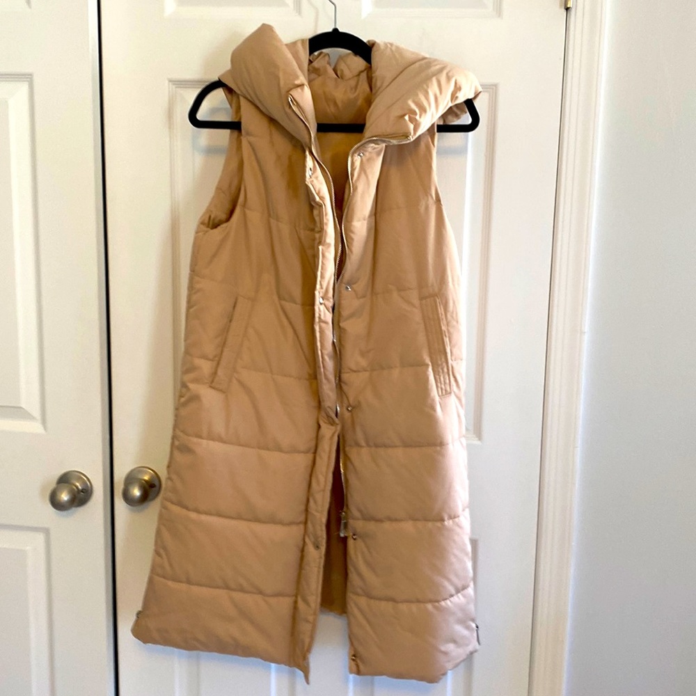 Beautiful Khaki Puffer Vest